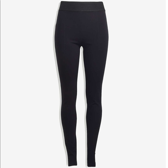 LOFT Pants - Loft Black Herringbone Waistband Leggings XS